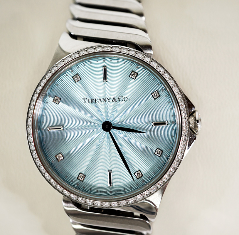 Tiffany Metro Stainless Steel and Diamond Watch