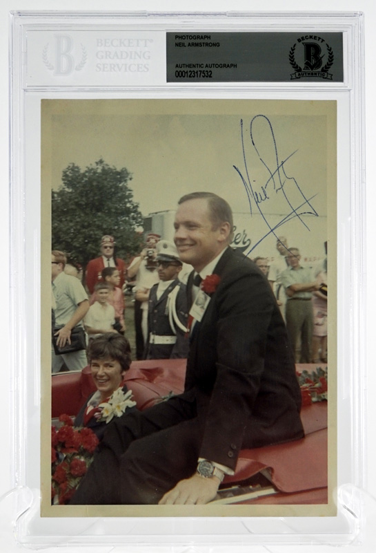 Neil Armstrong Signed Photograph