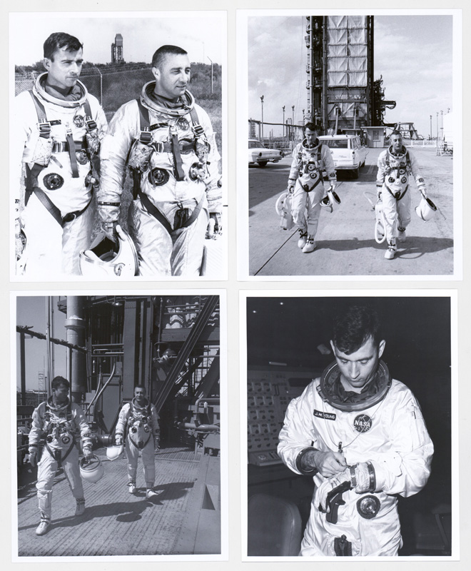 Gus Grissom and John Young NASA Photographs (4)