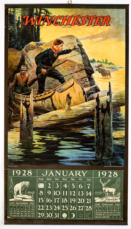 1928 Winchester Advertising Calendar