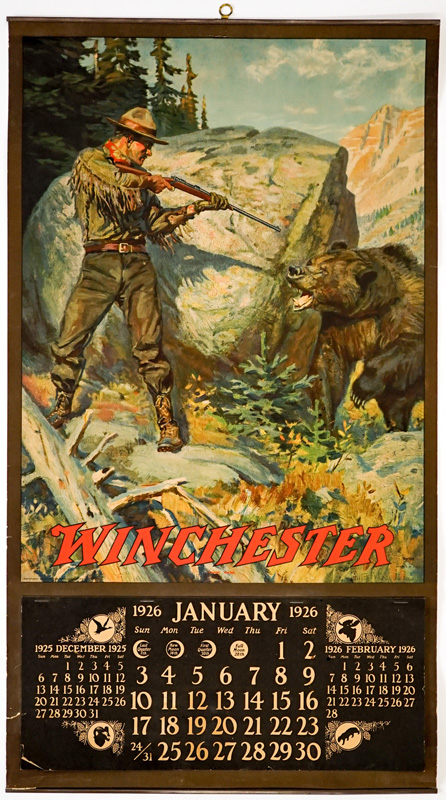 1926 Winchester Advertising Calendar