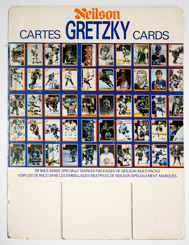 Wayne Gretzky Promotional Neilson Cards Poster