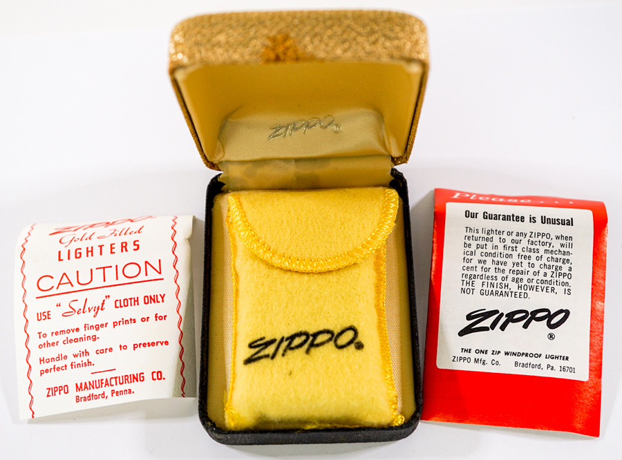 Lyndon B. Johnson 10K Gold Filled Zippo Lighter