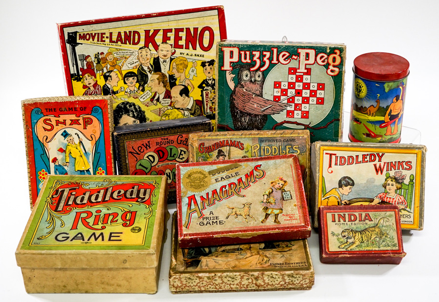Vintage Games (11) 1929 Movie-Land Keeno and More