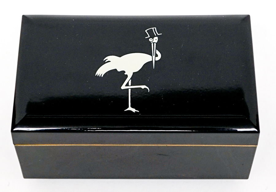 'Stork Club' Vintage Music Jewelry Box