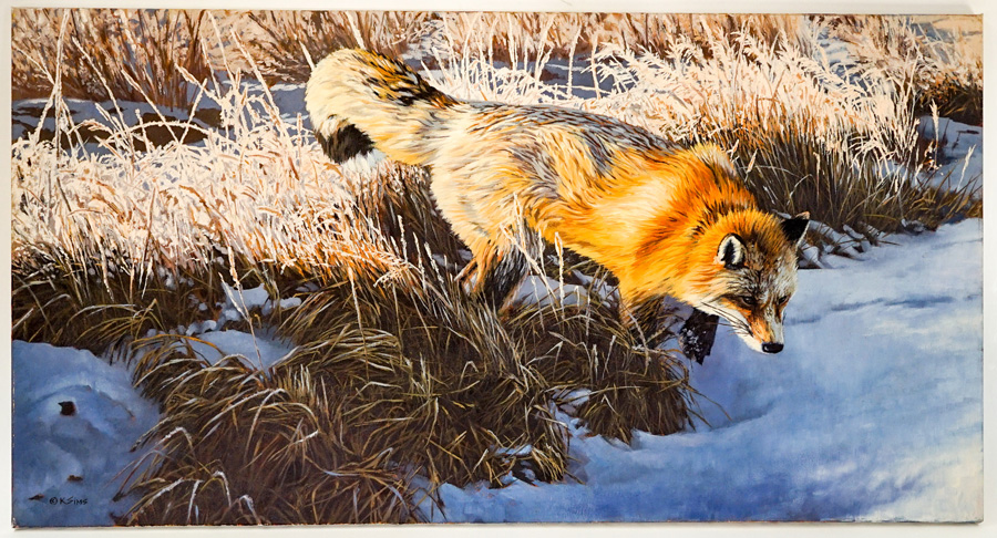 Kyle Sims Oil on Canvas [Fox]