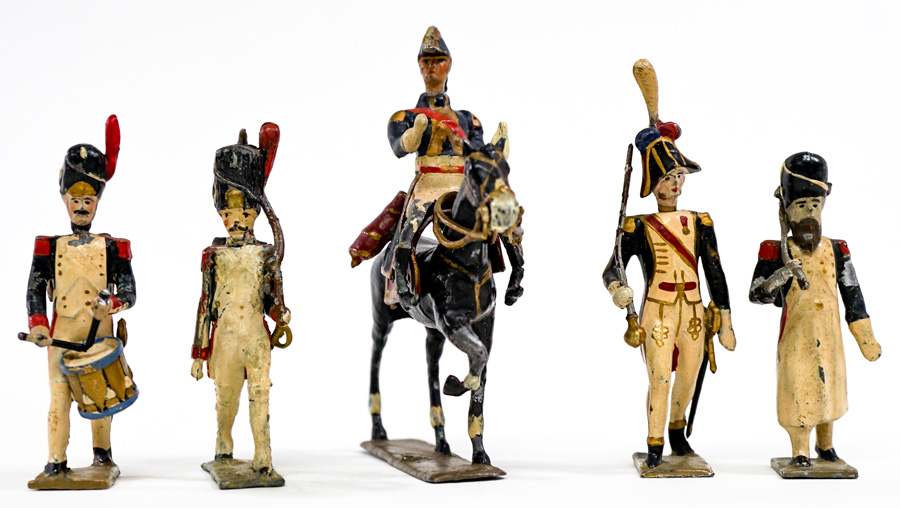 Napoleon, France Soldiers Lead Figures