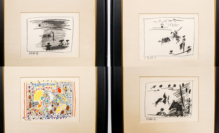 Picasso Set of Framed Prints (4)