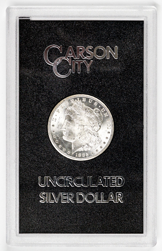 1885-CC GSA U.S. Morgan Silver Dollar