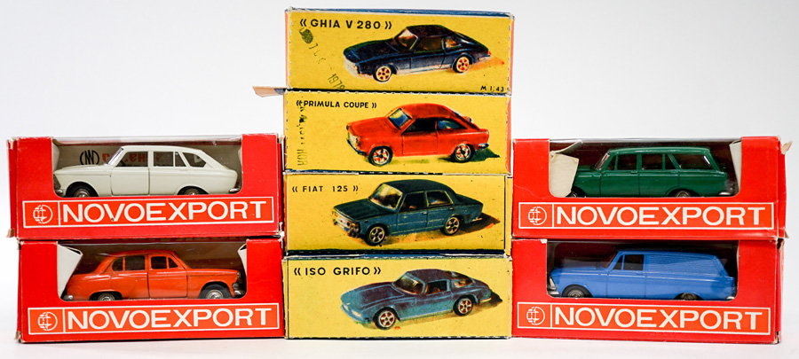 Novoexport and CCCP (8) Model Cars