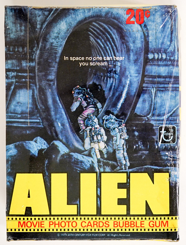 Alien Trading Cards Sealed Box