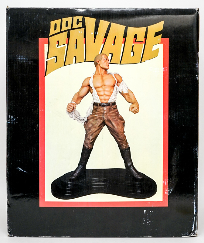 Doc Savage Statue Reel Art Studios MIB LTD