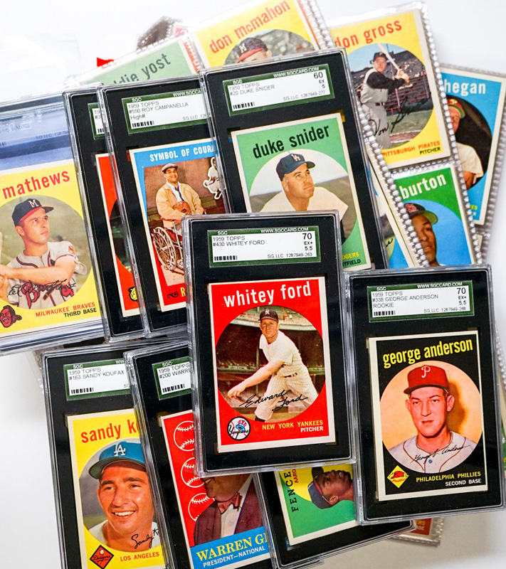 1959 Topps Baseball Near Complete Set 567/572