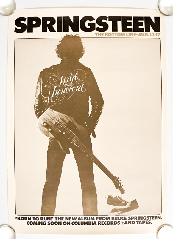 Bruce Springsteen Original Wild & Innocent Poster