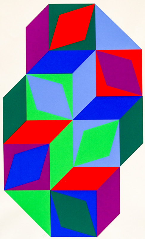 Victor Vasarely Signed Print 30/200