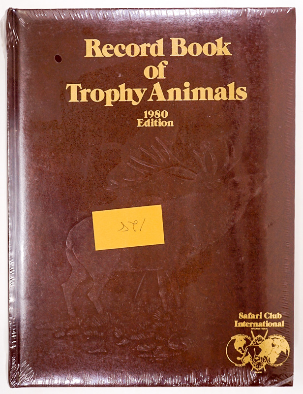Record Book of Trophy Animals 1980 Edition SEALED