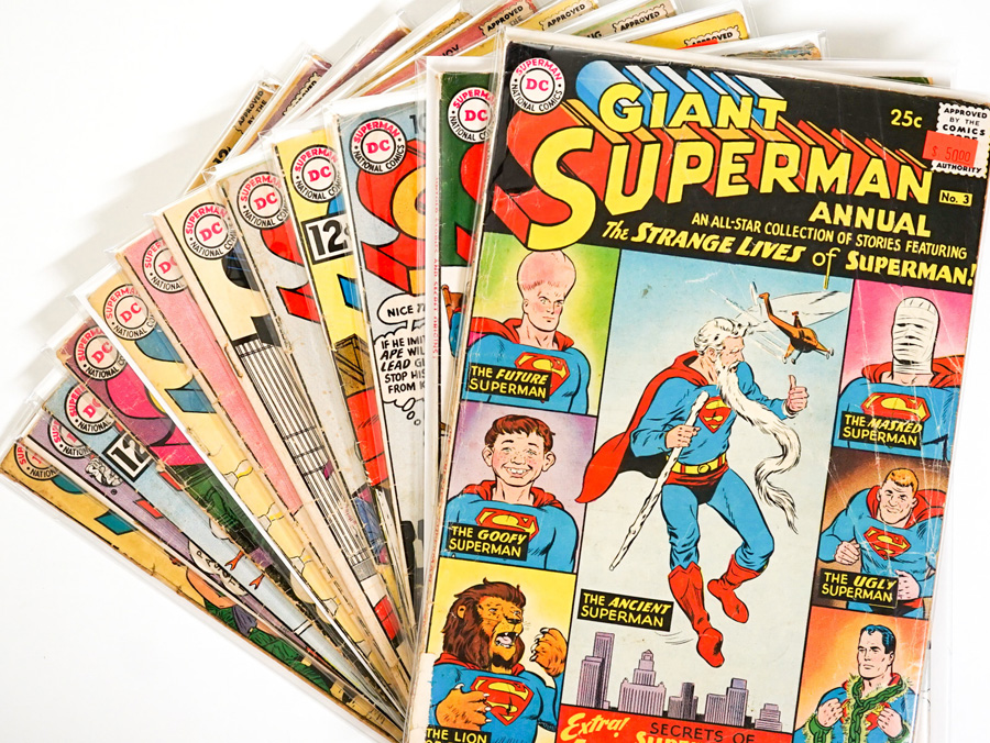 Superman Vintage Comic Books (12)
