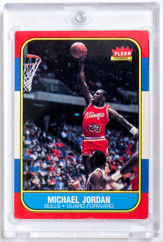 Michael Jordan 1986-87 Fleer #57 VG/VG-EX