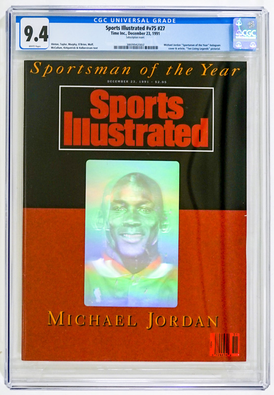 Michael Jordan SI Cover Holo 12/23/91 CGC 9.4