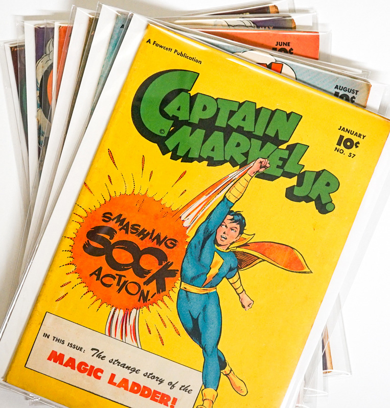 Captain Marvel Jr. Vintage Comic Books (6)