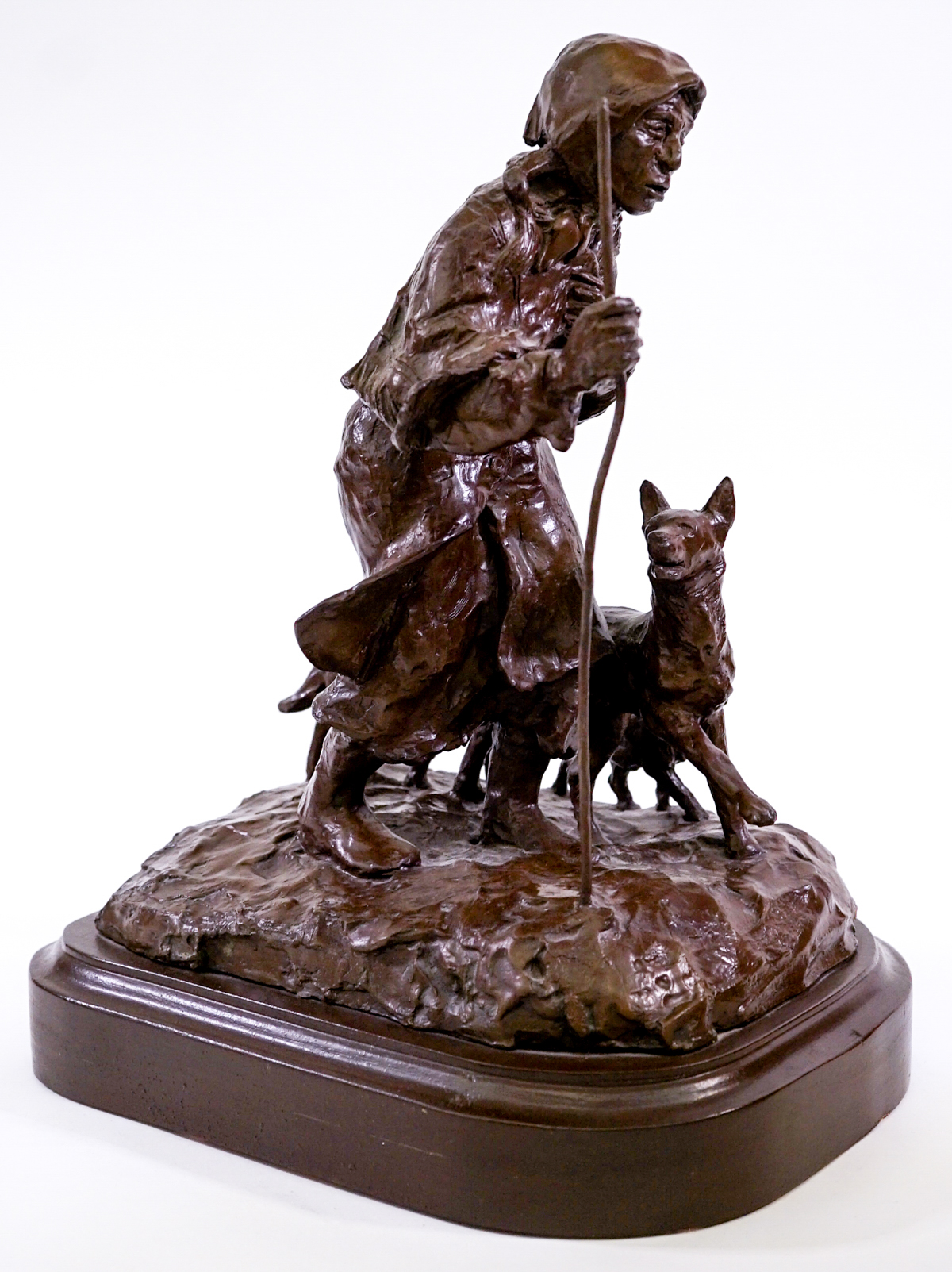Ace Powell Bronze Sculpture #17/35 [Dog Woman]