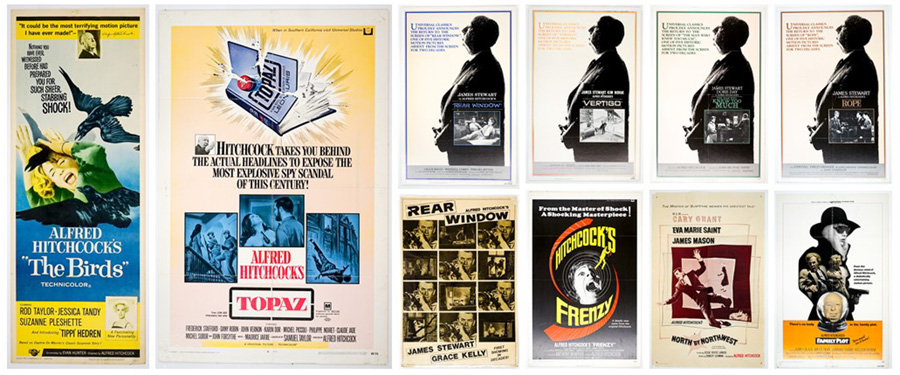Alfred Hitchcock Movie Posters (9)