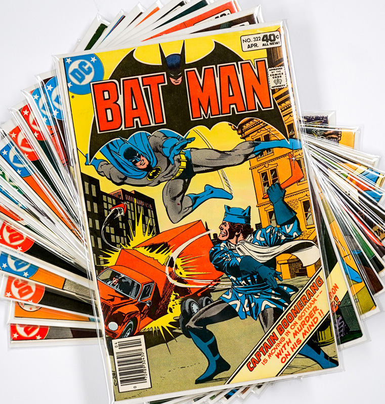 (14) Batman Vintage Comic Books