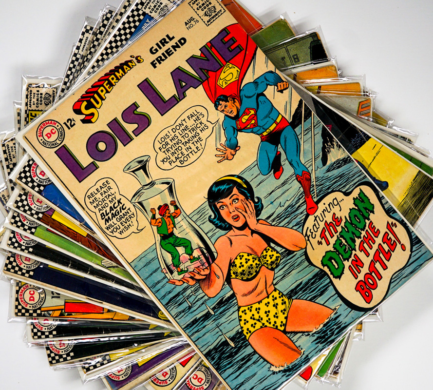 (16) Lois Lane Vintage Comic Books