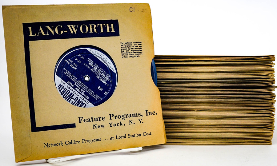 Lang Worth (80) 8 INCH 33 RPM Records [Radio]