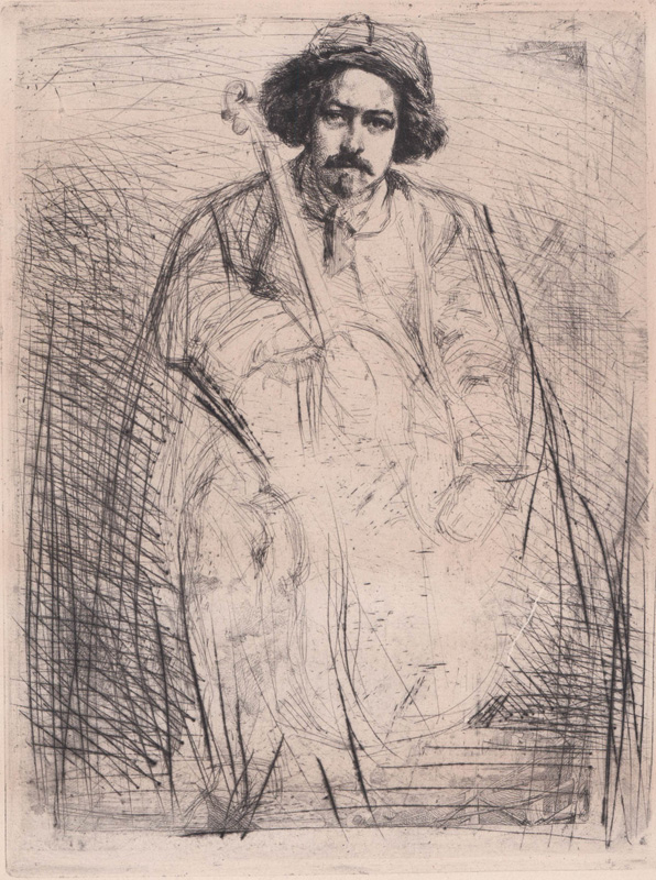 James A.M. Whistler Becquet (J Becquet, Sculptor)