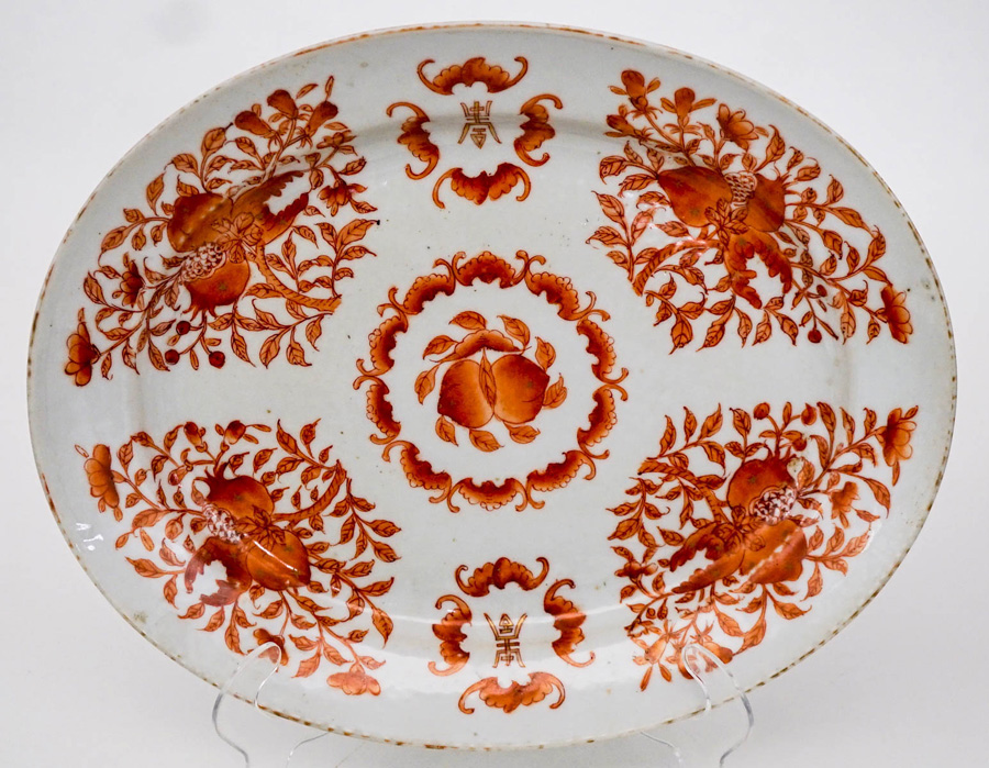 Chinese Porcelain Platter, Ensuite to Vegetable
