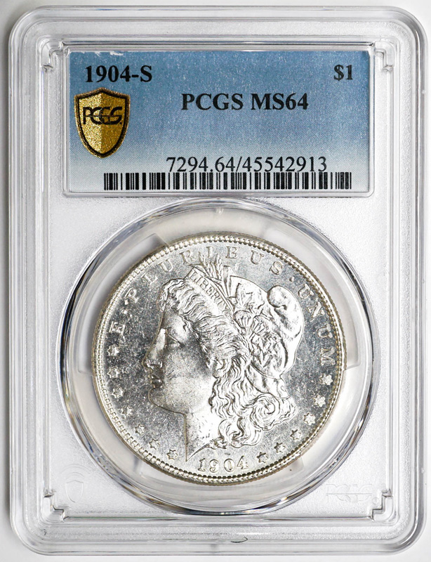 1904-S U.S. Morgan Dollar PCGS MS64