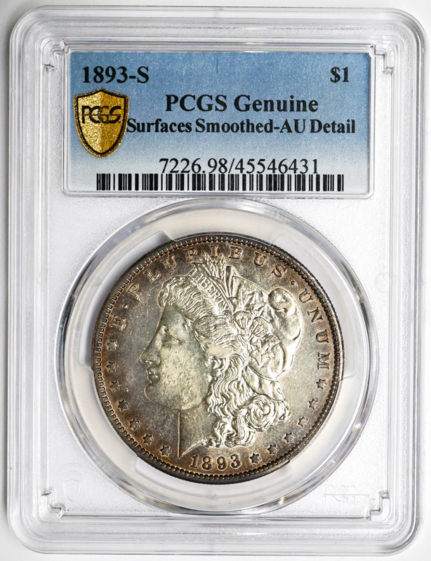 1893-S U.S. Morgan Dollar PCGS Genuine