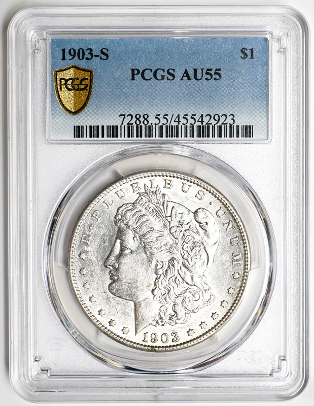 1903-S Morgan Dollar PCGS AU55