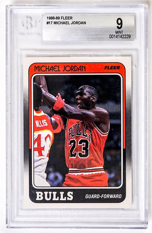 Michael Jordan 1987-88 Fleer #17 BGS 9