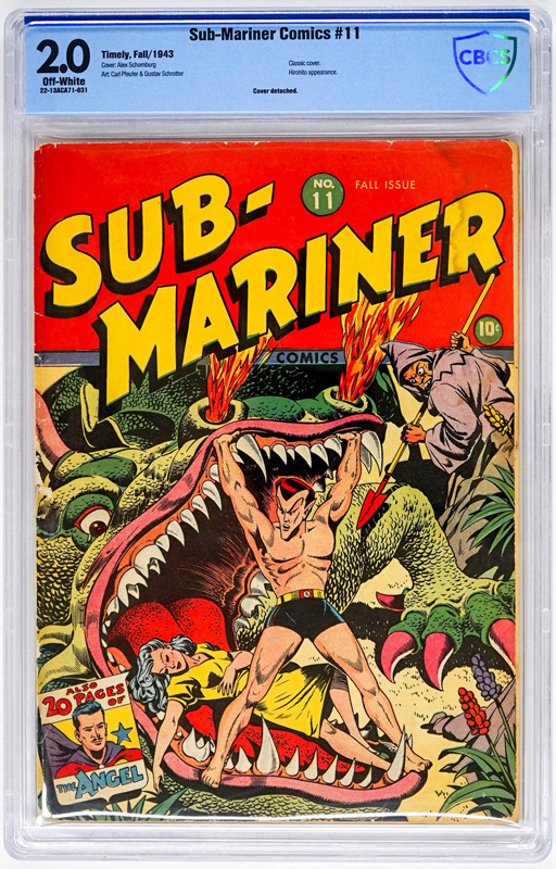 [Timely, 1943] Sub-Mariner #11 CBCS 2.0