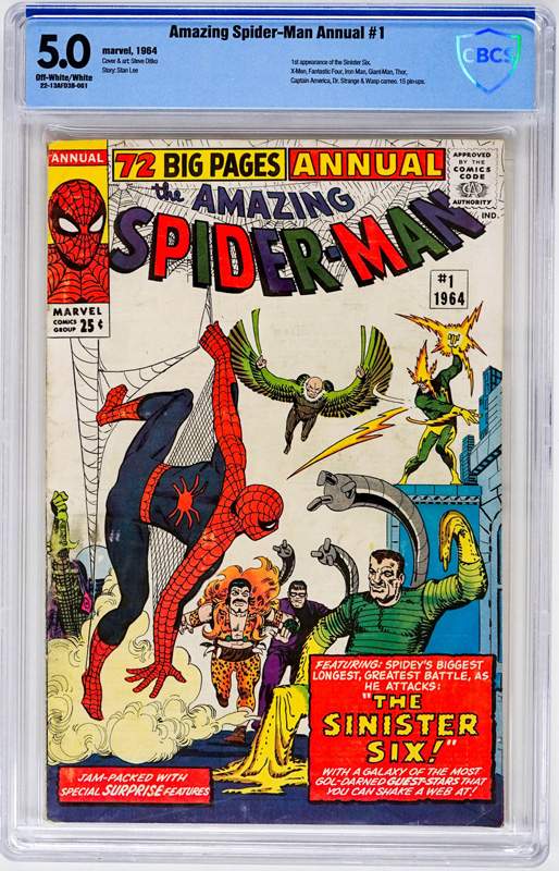 [Marvel, 1964] Spider-Man Annual #1 CBCS 5.0