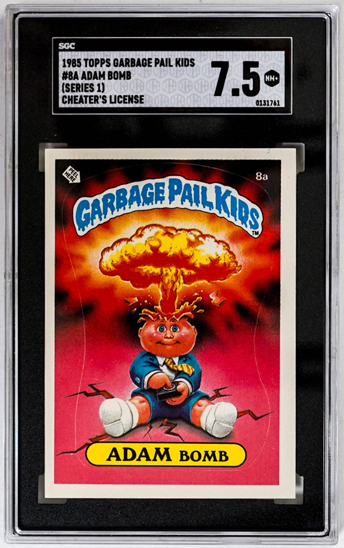 1985 Garbage Pail Kids #8A Adam Bomb SGC 7.5